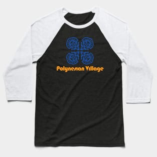 Polynesian Village Resort Logo - 1 Baseball T-Shirt